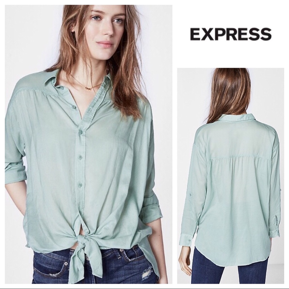 Express | NWOT pink button-up